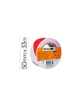CINTA ADH. TARIFOLD MARCAJE SEÑALIZACION SUELO 33MT.X 50MM BL./RJ, 2