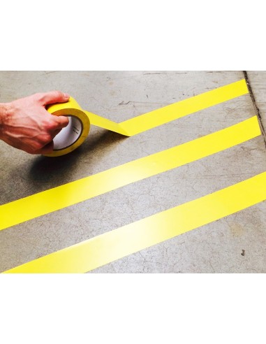 CINTA ADH. TARIFOLD MARCAJE SEÑALIZACION SUELO 33MT.X 50MM AM.