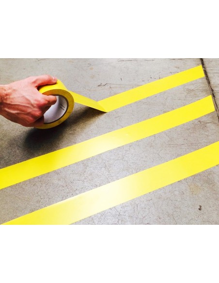 CINTA ADH. TARIFOLD MARCAJE SEÑALIZACION SUELO 33MT.X 50MM AM.