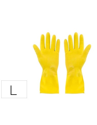 GUANTES LATEX SATINADOS RELIEVE ANTIDESLIZANTE SIN POLVO TALLA GRANDE