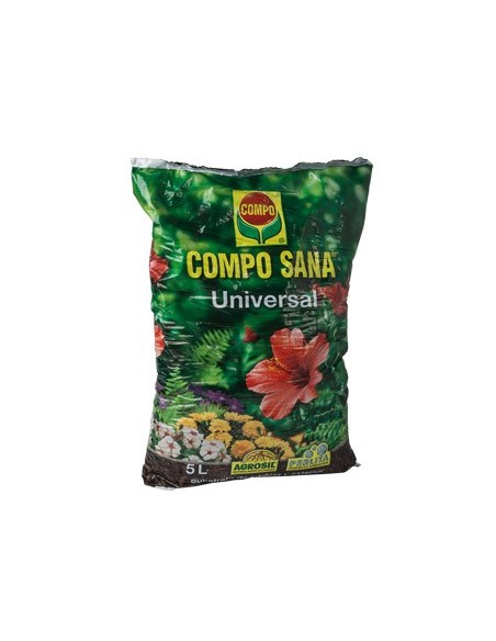 TIERRA COMPO PARA PLANTAS DE INTERIOR Y EXTERIOR 5 LITROS
