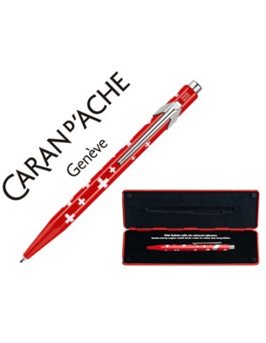 BOLIGRAFO CARAN DACHE 849 TOTAL SWISS ESTUCHE PUNTA MEDIA