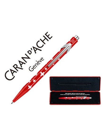 BOLIGRAFO CARAN DACHE 849 TOTAL SWISS ESTUCHE PUNTA MEDIA