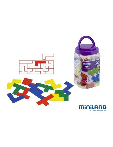 JUEGO DIDACTICO MINILAND PENTOMINOS COL.