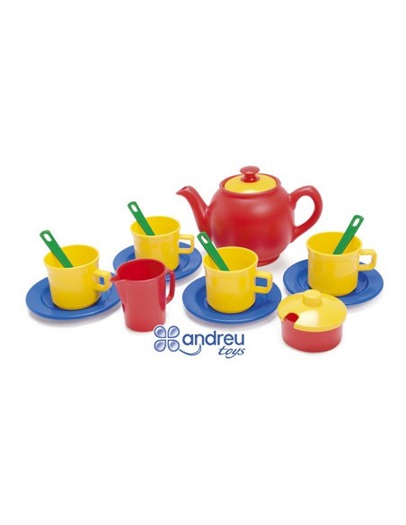 JUEGO DANTOY TE 4 SERVICIOS 17 PIEZAS 12X18,5X19 CM