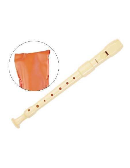 FLAUTA HOHNER PLASTICO 9516 DESMOTABLE FUNDA NARANJA