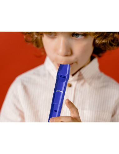 FLAUTA HOHNER 9508 COLOR AZUL FUNDA VERDE Y TRANSPARENTE