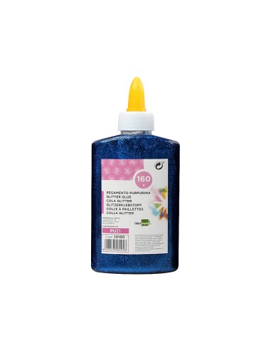 PURPURINA PEGAMENTOFANTASIA AZ. METALIZADO BOTE 160 GR