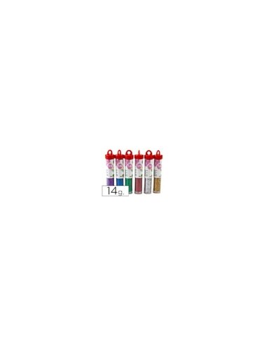 PURPURINA LIDERPAPEL FANTASIA COLORES METALICOS SURTIDOS BOTE 14 GR