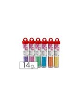 PURPURINA LIDERPAPEL FANTASIA COLORES METALICOS PASTELES BOTE 14 GR 2