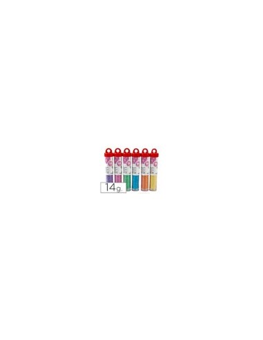 PURPURINA LIDERPAPEL FANTASIA COLORES METALICOS PASTELES BOTE 14 GR