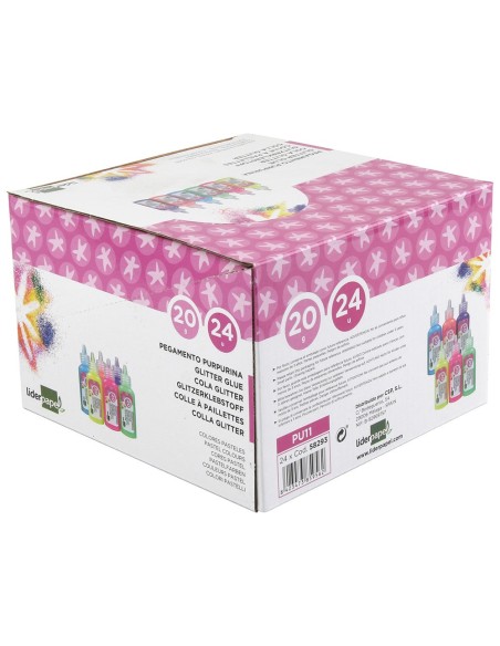 PURPURINA PEGAMENTO LIDER.FANTASIA COL.MET.PASTELES BOTE 20 GR