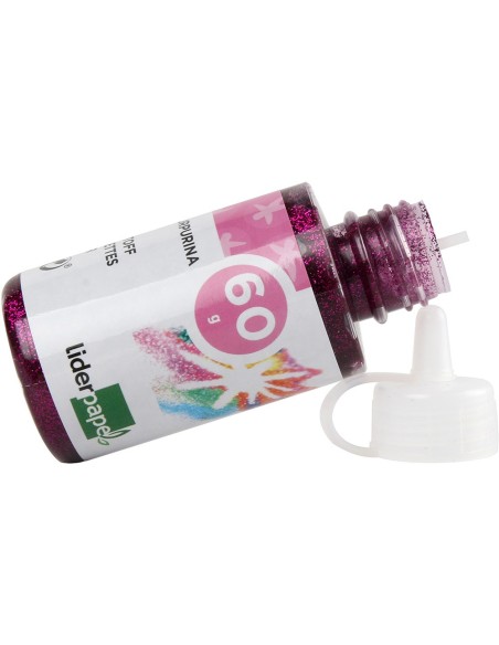 PURPURINA PEGAMENTO LIDER.FANTASIA COL.MET.SURTIDOS BOTE 60 GR