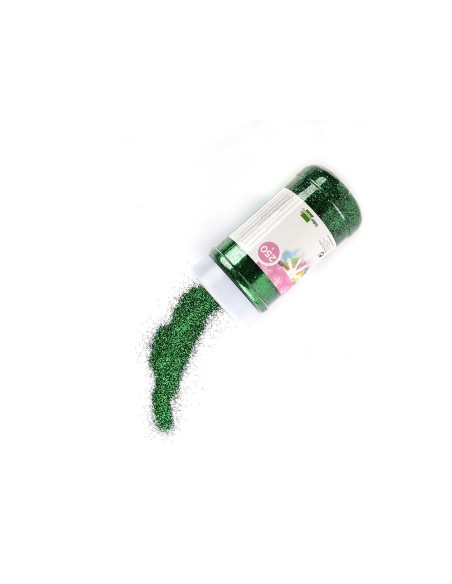 PURPURINA LIDERPAPEL FANTASIA COLOR VERDE METALIZADO BOTE DE 250 GR