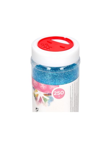 PURPURINA  FANTASIA METALICO AZ. PASTEL BOTE 250 GR