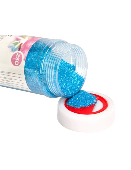 PURPURINA  FANTASIA METALICO AZ. PASTEL BOTE 250 GR