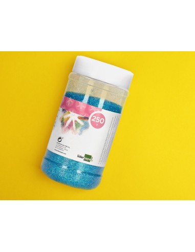 PURPURINA  FANTASIA METALICO AZ. PASTEL BOTE 250 GR