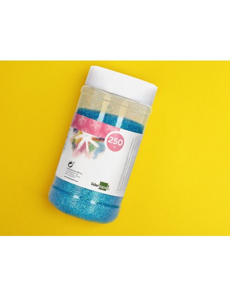 PURPURINA  FANTASIA METALICO AZ. PASTEL BOTE 250 GR