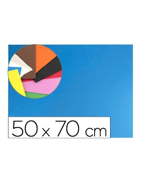 GOMA EVA AZUL PLANCHA 50X70 CM 1,5 MM ESPESOR
