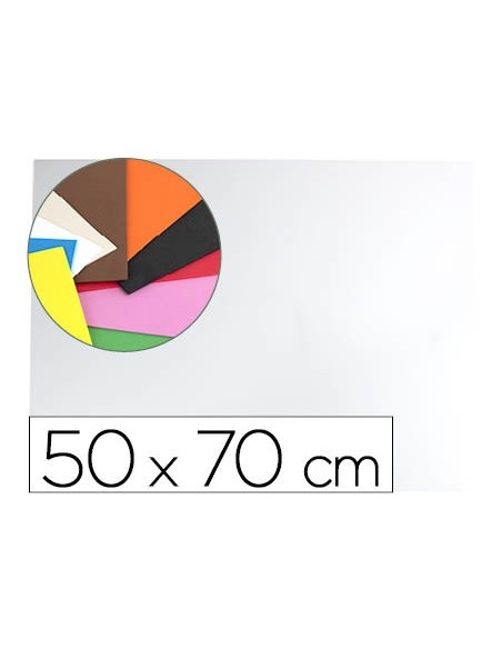 GOMA EVA BLANCO PLANCHA 50X70 CM 1,5 MM ESPESOR