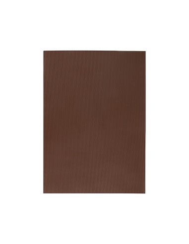 GOMA EVA ONDULADA LIDERPAPEL 50X70CM 2,2MM ESPESOR MARRON