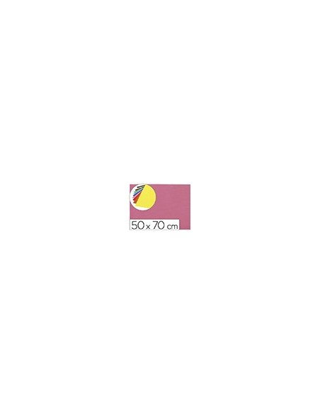 GOMA EVA ONDULADA LIDERPAPEL 50X70CM 2,2MM ESPESOR ROSA
