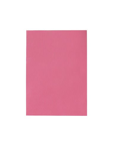 GOMA EVA ONDULADA LIDERPAPEL 50X70CM 2,2MM ESPESOR ROSA