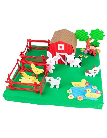 GOMA EVA LIDERPAPEL 50X70CM 60G/M2 ESPESOR 2MM TEXTURA TOALLA ROJO