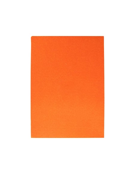 GOMA EVA LIDERPAPEL 50X70CM 60G/M2 ESPESOR 2MM TEXTURA TOALLA NARANJA