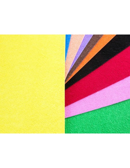 GOMA EVA LIDERPAPEL 50X70CM 60G/M2 ESPESOR 2MM TEXTURA TOALLA NARANJA