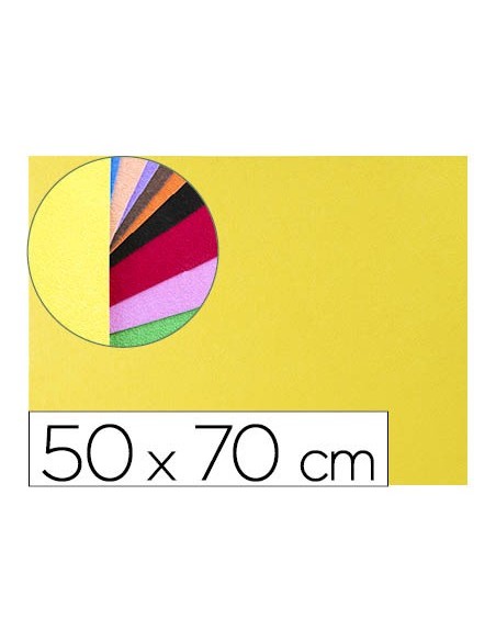 GOMA EVA LIDERPAPEL 50X70CM 60G/M2 ESPESOR 2MM TEXTURA TOALLA AM.