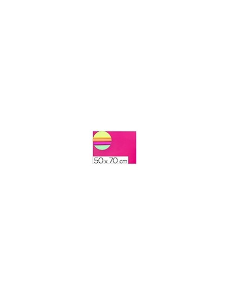 GOMA EVA LIDERPAPEL 50X70CM 60G/M2 ESPESOR 2MM FLUOR ROSA