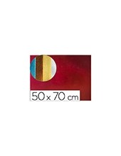 GOMA EVA LIDERPAPEL 50X70 CM ESPESOR 2 MM METALIZADA ROJO 2