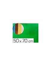 GOMA EVA LIDERPAPEL 50X70 CM ESPESOR 2 MM METALIZADA VERDE 2