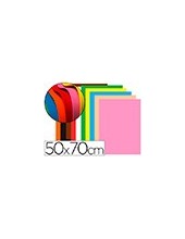 GOMA EVA LIDERPAPEL 50X70CM 60G/M2 ESPESOR 1,5MM COLORES SURTIDOS 2