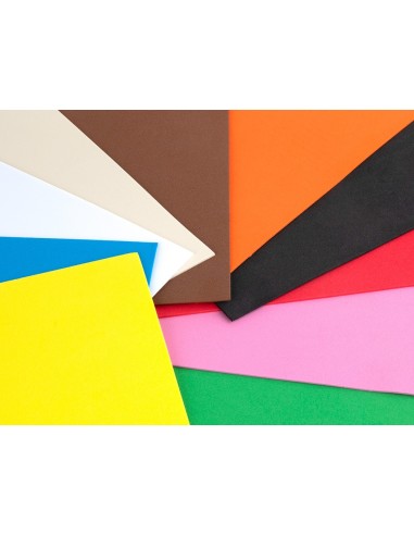 GOMA EVA LIDERPAPEL 50X70CM 60G/M2 ESPESOR 1,5MM COLORES SURTIDOS