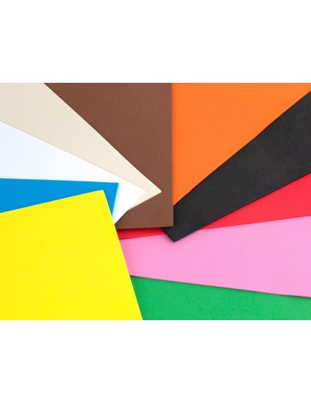 GOMA EVA LIDERPAPEL 50X70CM 60G/M2 ESPESOR 1,5MM COLORES SURTIDOS