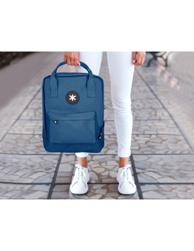 CARTERA ANTARTIK MOCHILA 2 ASAS BOLSILLOS EXT.AZ.MAR. 300X115X390 MM