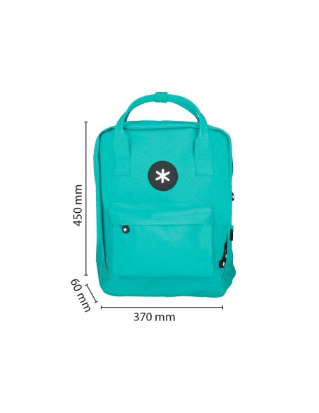 CARTERA ANTARTIK MOCHILA 2 ASAS BOLSILLOS EXT.MENTA 300X115X390 MM
