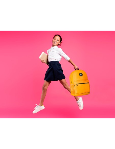 CARTERA ANTARTIK MOCHILA ASA BOLSILLO FRONTAL MOSTAZA 320X140X430MM