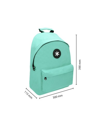 CARTERA ANTARTIK MOCHILA ASA BOL. CREMALLERA VE. MENTA 310X160X410MM