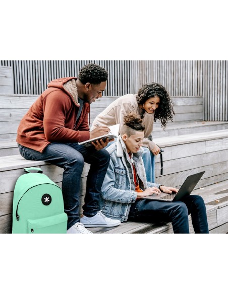 CARTERA ANTARTIK MOCHILA ASA BOL. CREMALLERA VE. MENTA 310X160X410MM