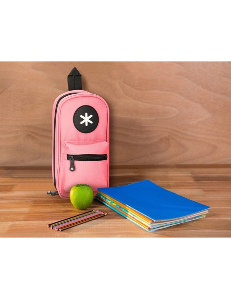 PORTATODO ANTARTIK FORMA MOCHILA BOLSILLO 4 DEP.CORAL 230X50X120MM