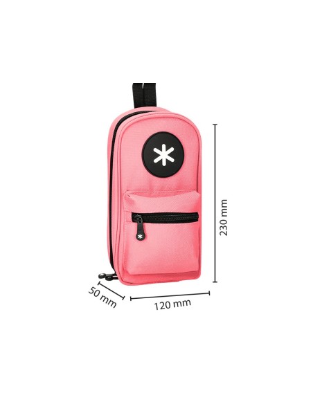 PORTATODO ANTARTIK FORMA MOCHILA BOLSILLO 4 DEP.CORAL 230X50X120MM