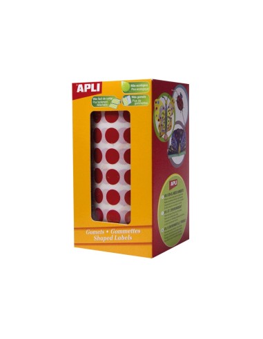 GOMETS APLI ROLLO 59H CIRCULO Ø 20 MM ROJO 1.770 UDS. (04861)