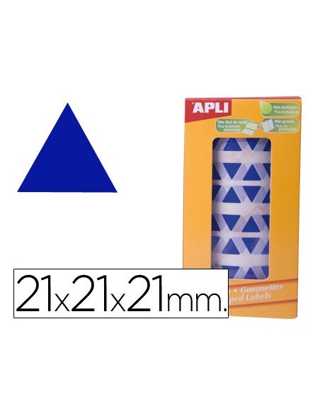 GOMETS APLI ROLLO 59H TRIANGULO 20 MM AZUL 2.832 UDS. (04868)