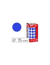 GOMETS APLI ROLLO 59H CIRCULO Ø 15 MM AZUL 2.832 UDS. (04856) 2