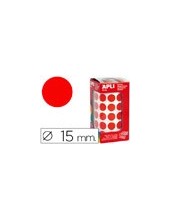 GOMETS APLI ROLLO 59H CIRCULO Ø 15 MM ROJO 2.832 UDS. (04857) 2