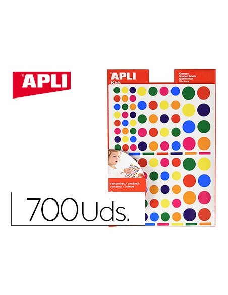 GOMETS APLI AUTOADH FORMAS SURTIDAS MULTICOLOR  6H.**18804310