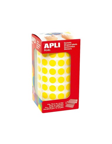 GOMETS APLI ROLLO 59H CIRCULO Ø 10,5 MM AMARILLO 5.192 UDS. (04851)